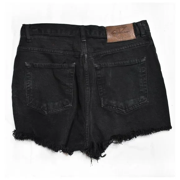 Vintage [ CALVIN KLEIN JEANS ] Cut Off Denim Shorts - Picture 6 of 8